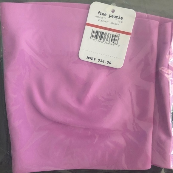 Free People Nina Bandeau in Electric Orchid XS Small New with Tags - Picture 6 of 9